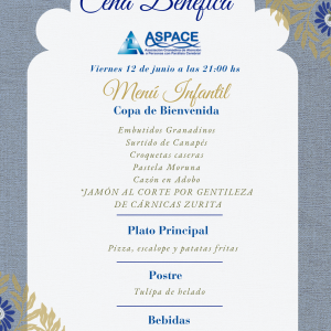 Cubierto infantil – Cena Benéfica 2026