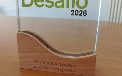 ASPACE Granada recibe en los Premios Desafío un reconocimiento por diez años corriendo por la inclusión
